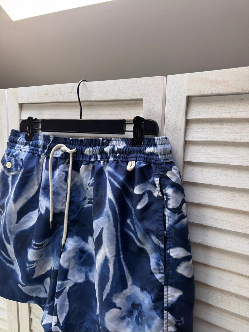 Polo Ralph Lauren Men’s Swim Shorts Blue Floral Print Size L